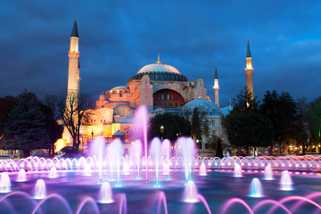 Hagia Sophia (Ayasofya) Temple in Istanbul, Turkey