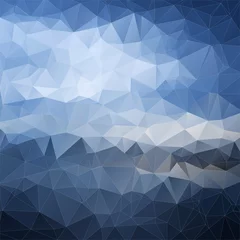Poster Im Rahmen Abstract polygonal background. Background © igor_shmel