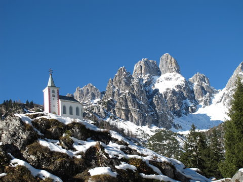 kirche in den bergen