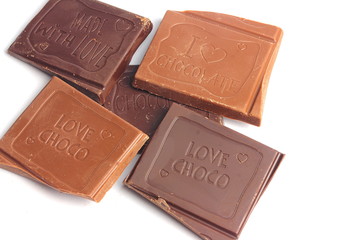 a lot of chocolate bars