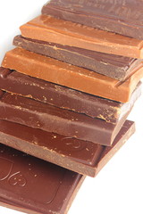 a lot of chocolate bars