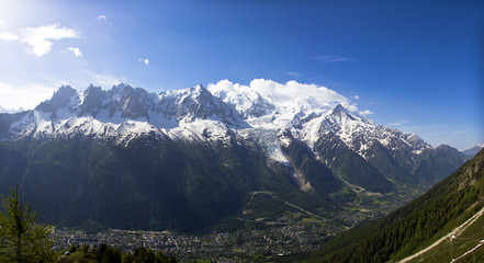 view if Mont Blanc