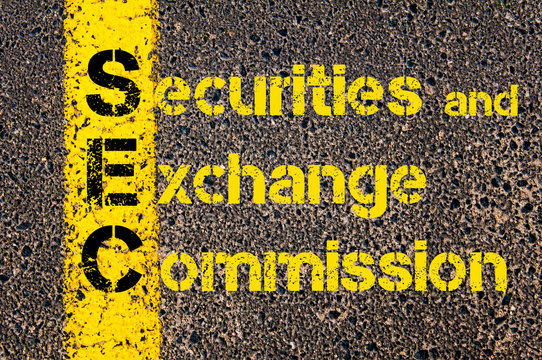 Accounting Business Acronym SEC Securities and Exchange Commission