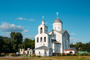 Fototapeta na wymiar St. Alexander Nevsky Church in Gomel, Belarus.