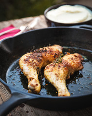 Chicken and cauliflower puree