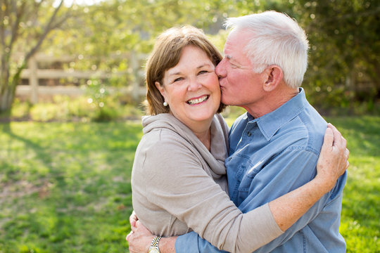 Mature senior couple