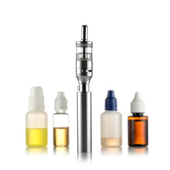 Electronic cigarettes isolated on white