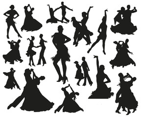 Dance silhouettes