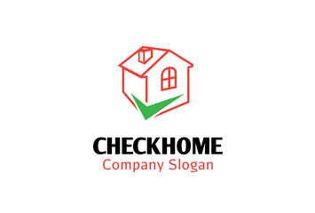 Check Home Design Illustration