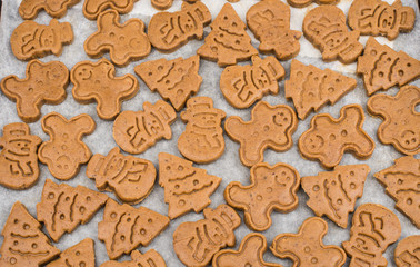 Christmas gingerbread cookies