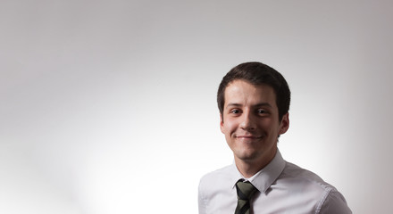 Handsome young businessman