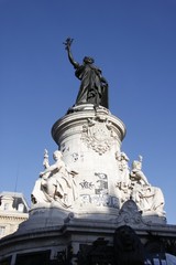Fototapeta na wymiar Statue de la République à Paris