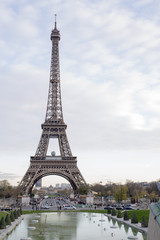 Fototapeta na wymiar In love in Eiffel