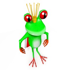 3D frog - king