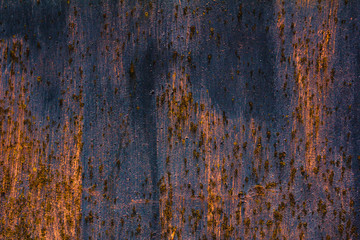Detailed structure of rusty metal
