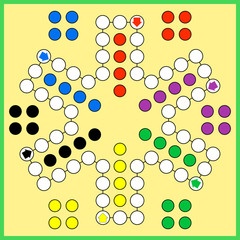 Ludo board game