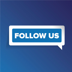 Follow blue label