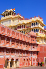 Chandra Mahal in Jaipur City Palace, Rajasthan, India