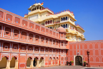 Chandra Mahal in Jaipur City Palace, Rajasthan, India