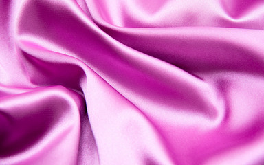 Smooth elegant pink silk can use as background