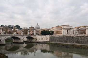 Fototapeta na wymiar Grandes capitales de Europa, Ciudad de Roma en Italia