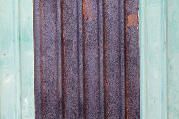 grunge corrugate zinc wall