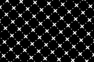 Орнамент с чёрно-белыми геометрическими элементами. 1.27

