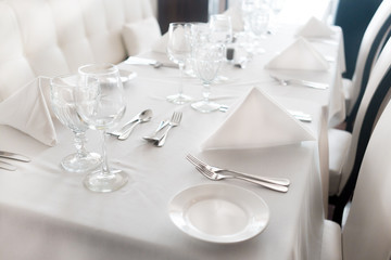 Table setting in a restaurant, Trinidad, Trinidad And Tobago