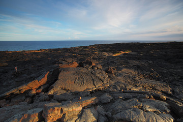 Large lava flows on Hawai'i