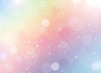 Obraz premium Soft pink christmas lights defocused and bokeh background 