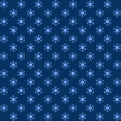 Packaging blue snowflakes for Christmas