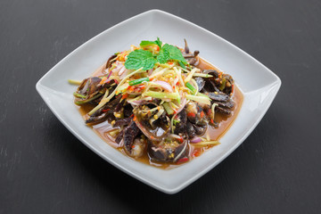 Som Tam (Spicy Papaya Salad) with salted crab - 97623166