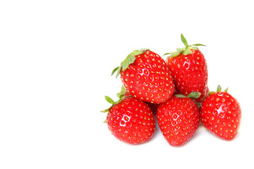 Strawberry on white background., strawberry
