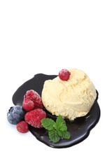 glace à la vanille