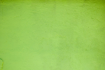 Concrete wall Green color for texture background