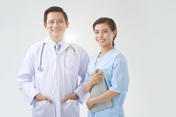 Doctor and intern