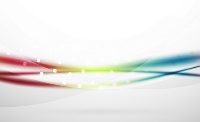 Obraz premium Colorful wave line, abstract background with light and shadow effects