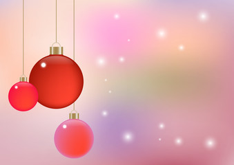 Naklejka na ściany i meble soft color abstract background, Vector illustration can use christmas or new year party theme