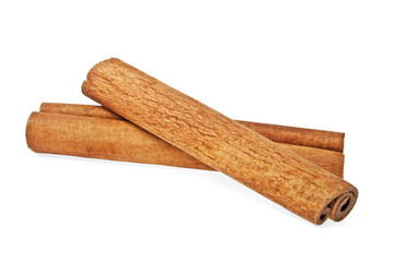 Cinnamon isolated on white background
