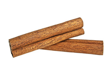 Cinnamon isolated on white background