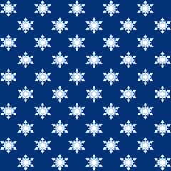 Snowflakes blue Christmas wrapping