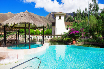 pool in the garden