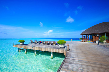 Fototapeta premium beach with Maldives
