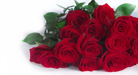 bouquet of red roses