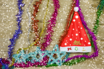 merry christmas and happy new year, filter effect.