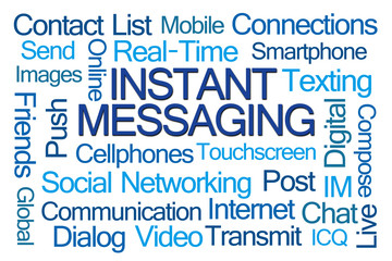 Instant Messaging Word Cloud