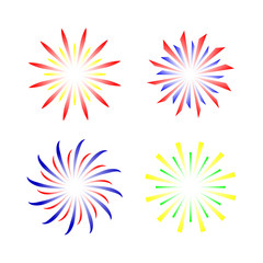 Obraz premium Colorful fireworks