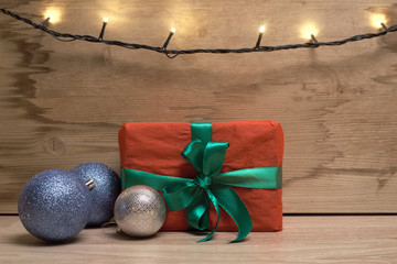 Red Christmas gift box