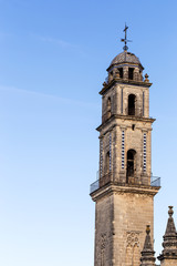 Fototapeta na wymiar Churches and streets. Jerez de la Frontera, Spain