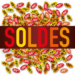 Fototapeta premium SOLDES_Prix ovals